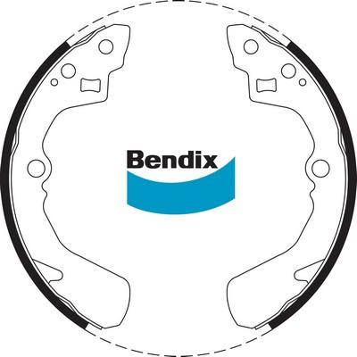 Bendix-AU BS1682 - Kit ganasce freno autozon.pro