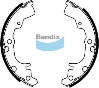 Bendix-AU BS1632 - Kit ganasce freno autozon.pro