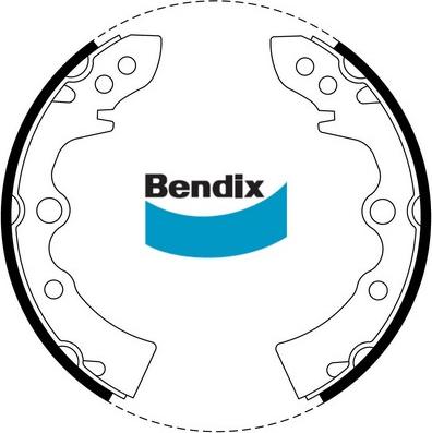 Bendix-AU BS1082 - Kit ganasce freno autozon.pro