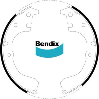 Bendix-AU BS1189 - Kit ganasce freno autozon.pro