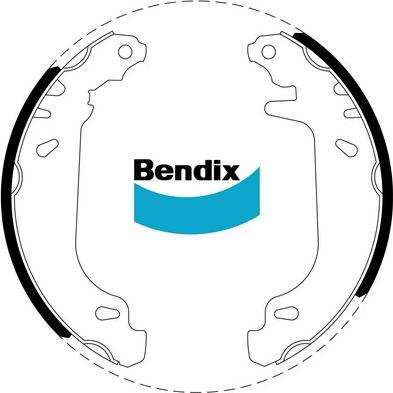 Bendix-AU BS1804 - Kit ganasce freno autozon.pro