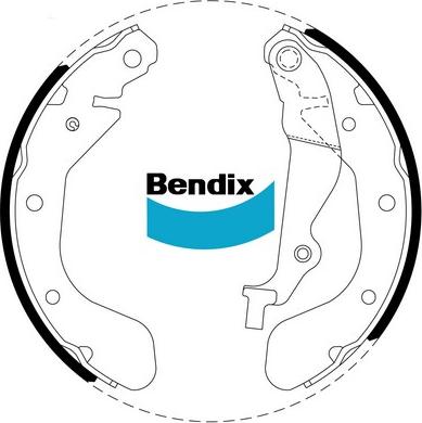 Bendix-AU BS1870 - Kit ganasce freno autozon.pro