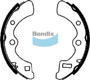 Bendix-AU BS1393 - Kit ganasce freno autozon.pro