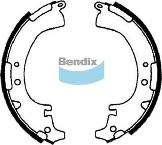 Bendix-AU BS1356 - Kit ganasce freno autozon.pro