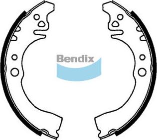 Bendix-AU BS1795 - Kit ganasce freno autozon.pro