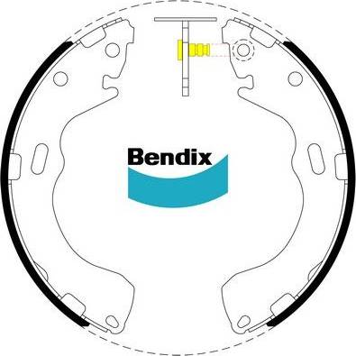 Bendix-AU BS1791 - Kit ganasce freno autozon.pro