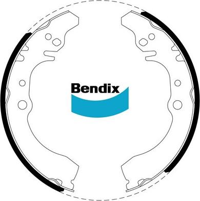 Bendix-AU BS1755 - Kit ganasce freno autozon.pro