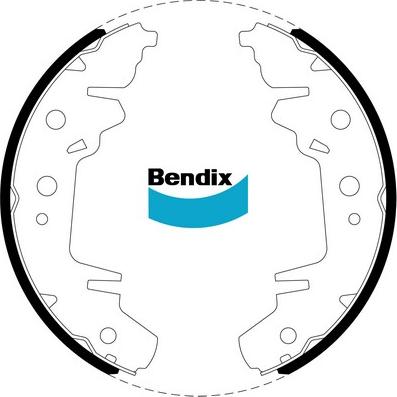 Bendix-AU BS1756 - Kit ganasce freno autozon.pro