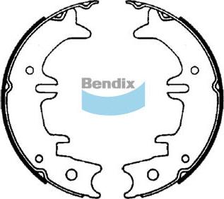 Bendix-AU BS1751 - Kit ganasce, Freno stazionamento autozon.pro