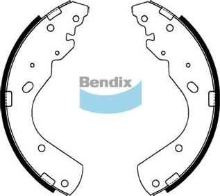 Bendix-AU BS1769 - Kit ganasce freno autozon.pro