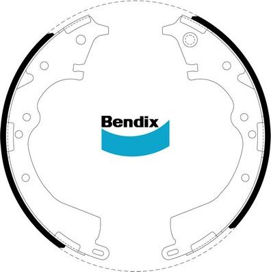 Bendix-AU BS1768 - Kit ganasce freno autozon.pro