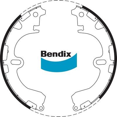 Bendix-AU BS1704 - Kit ganasce freno autozon.pro