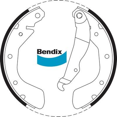 Bendix-AU BS1705 - Kit ganasce freno autozon.pro