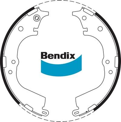 Bendix-AU BS1714 - Kit ganasce freno autozon.pro