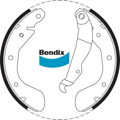 Bendix-AU BS1710 - Kit ganasce freno autozon.pro