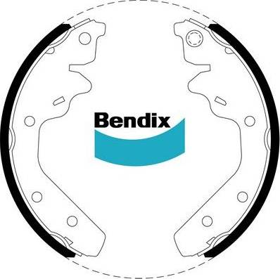 Bendix-AU BS1789 - Kit ganasce freno autozon.pro