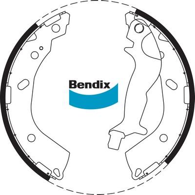 Bendix-AU BS1780 - Kit ganasce freno autozon.pro