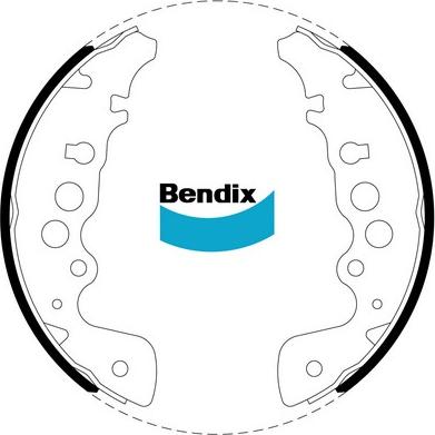 Bendix-AU BS1787 - Kit ganasce freno autozon.pro