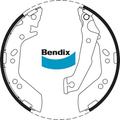 Bendix-AU BS1779 - Kit ganasce freno autozon.pro