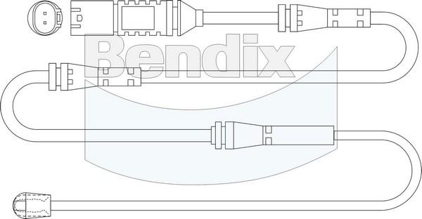 Bendix-AU BWS1156 - Contatto segnalazione, Usura past. freno / mat. d'attrito autozon.pro