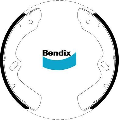 Bendix-AU CBS1733 - Kit ganasce freno autozon.pro