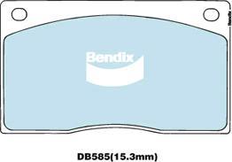 Bendix-AU DB585 GCT - Kit pastiglie freno, Freno a disco autozon.pro