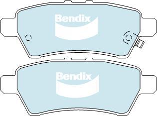 Bendix-AU DB1919 -4WD - Kit pastiglie freno, Freno a disco autozon.pro