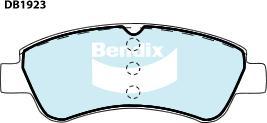 Bendix-AU DB1923 EURO+ - Kit pastiglie freno, Freno a disco autozon.pro