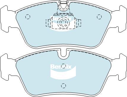 Bendix-AU DB1414 EURO+ - Kit pastiglie freno, Freno a disco autozon.pro