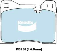 Bendix-AU DB161 GCT - Kit pastiglie freno, Freno a disco autozon.pro