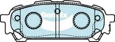 Bendix-AU DB1672 GCT - Kit pastiglie freno, Freno a disco autozon.pro