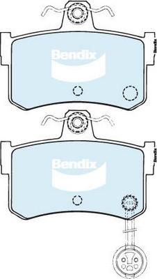 Bendix-AU DB1197 GCT - Kit pastiglie freno, Freno a disco autozon.pro