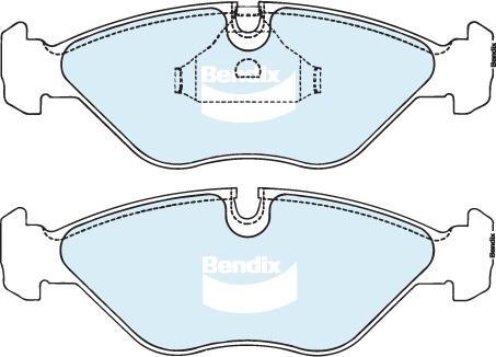 Bendix-AU DB1156 GCT - Kit pastiglie freno, Freno a disco autozon.pro