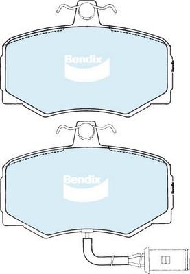 Bendix-AU DB1153 GCT - Kit pastiglie freno, Freno a disco autozon.pro