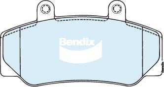 Bendix-AU DB1169 EURO+ - Kit pastiglie freno, Freno a disco autozon.pro