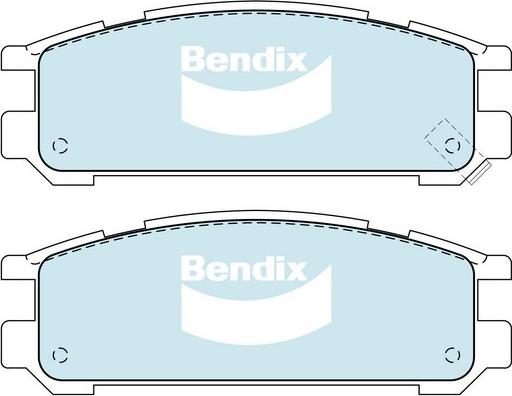 Bendix-AU DB1186 GCT - Kit pastiglie freno, Freno a disco autozon.pro