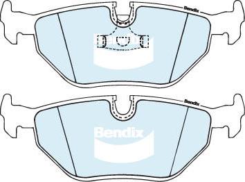 Bendix-AU DB1132 EURO+ - Kit pastiglie freno, Freno a disco autozon.pro