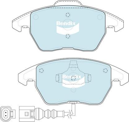 Bendix-AU DB1849 ULT - Kit pastiglie freno, Freno a disco autozon.pro