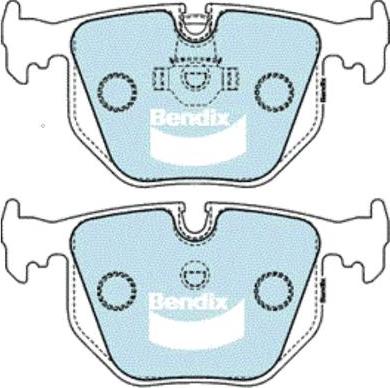 Bendix-AU DB1397 EURO+ - Kit pastiglie freno, Freno a disco autozon.pro