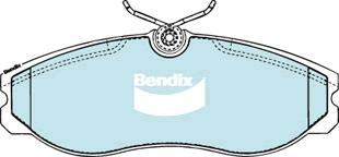 Bendix-AU DB1357 -4WD - Kit pastiglie freno, Freno a disco autozon.pro