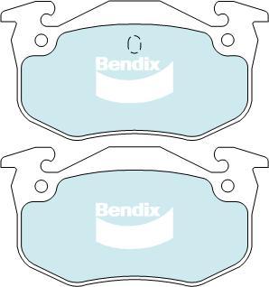 Bendix-AU DB1301 EURO+ - Kit pastiglie freno, Freno a disco autozon.pro