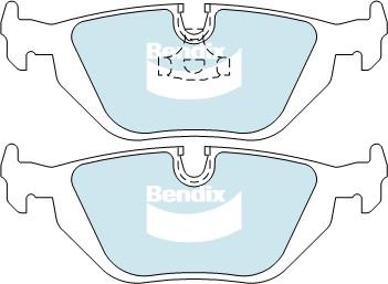 Bendix-AU DB1245 EURO+ - Kit pastiglie freno, Freno a disco autozon.pro