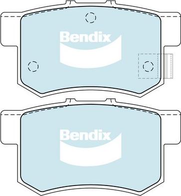 Bendix-AU DB1265 GCT - Kit pastiglie freno, Freno a disco autozon.pro