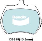 Bendix-AU DB815 GCT - Kit pastiglie freno, Freno a disco autozon.pro