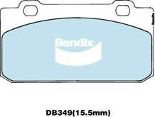 Bendix-AU DB349 GCT - Kit pastiglie freno, Freno a disco autozon.pro