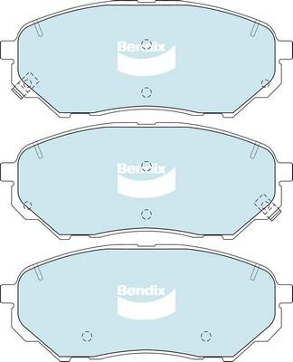 Bendix-AU DB2446 -4WD - Kit pastiglie freno, Freno a disco autozon.pro