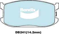 Bendix-AU DB241 GCT - Kit pastiglie freno, Freno a disco autozon.pro