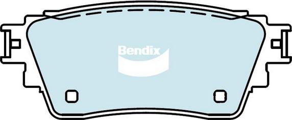 Bendix-AU DB2486 4WD - Kit pastiglie freno, Freno a disco autozon.pro