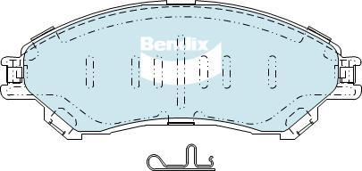 Bendix-AU DB2430 -4WD - Kit pastiglie freno, Freno a disco autozon.pro