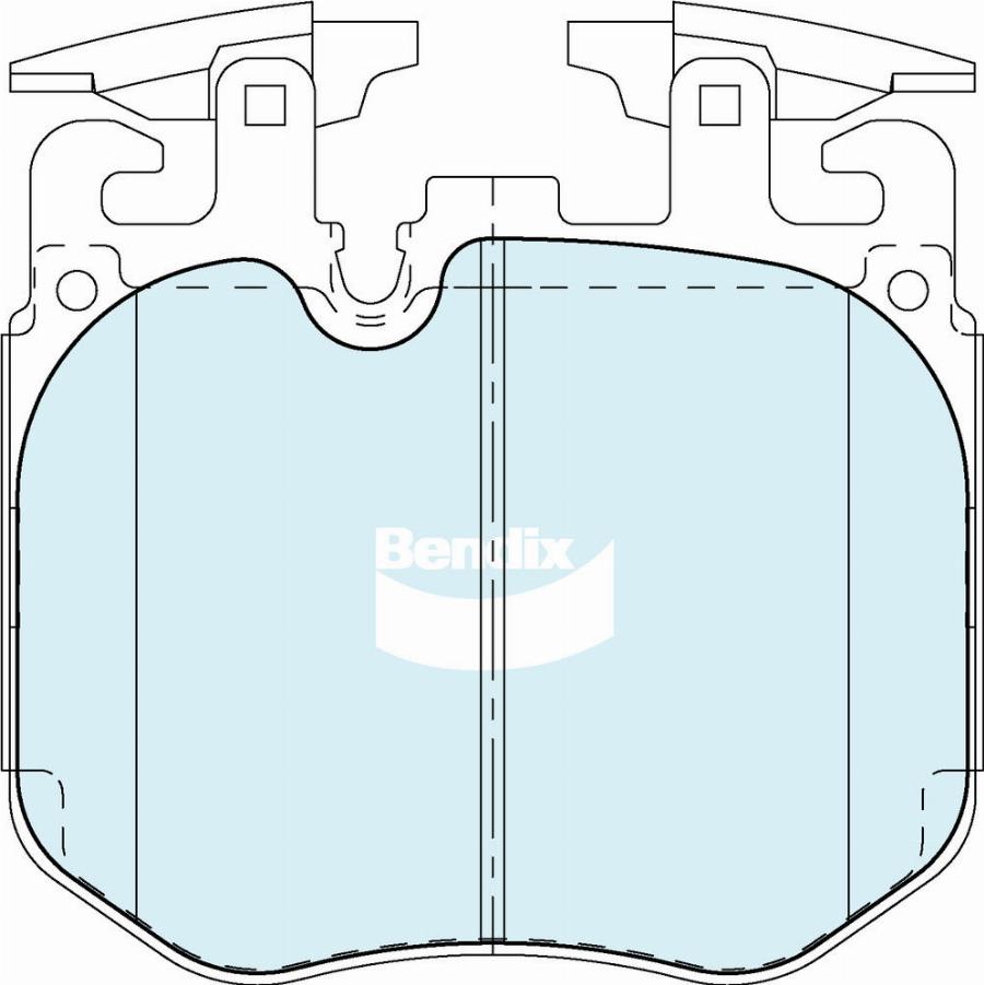 Bendix-AU DB2562 EURO+ - Kit pastiglie freno, Freno a disco autozon.pro